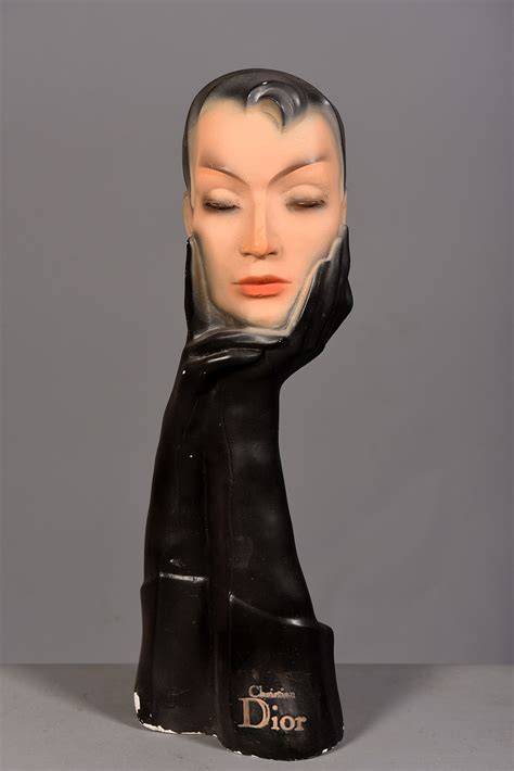 vintage dior mannequin head